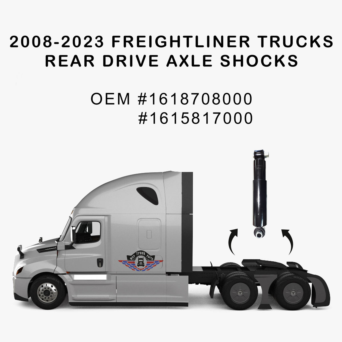 Gabriel Fleetline® 85000 Series Shock Absorber for Freightliner Gabriel Fleetline® 85000 Series Shock Absorber for Freightliner
