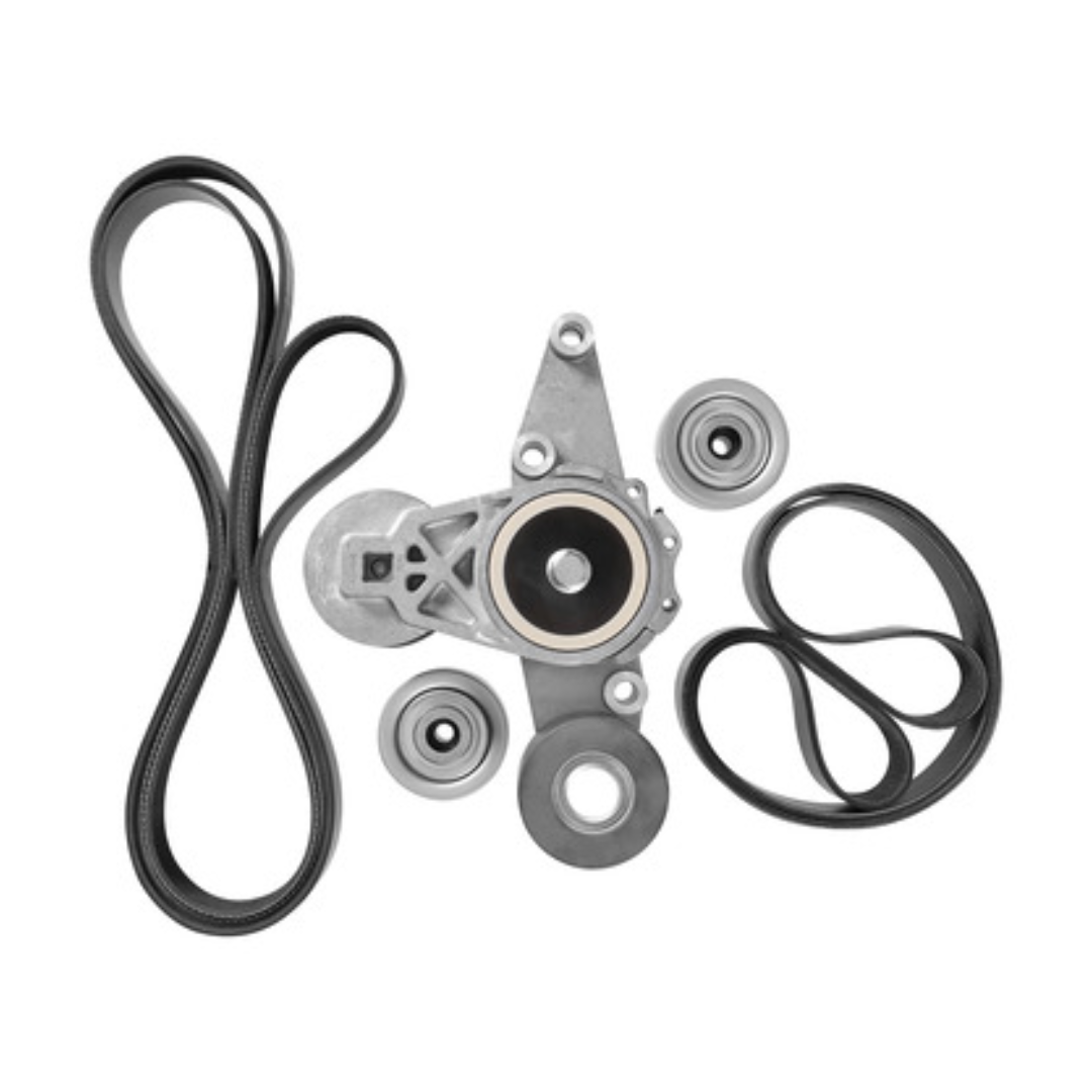Genuine Dayco 5100640K1 Serpentine Belt Kit (2 Poly Rib Belt - 1 Autom ...