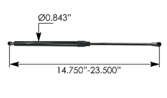 Pair of HOOD SHOCKS Compatible with Volvo VNL Trucks – MVP Truck Parts