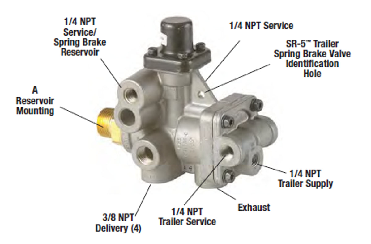 Cross Reference Meritor 3/8 NPT Spring Brake Control Valve 110500 ...